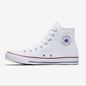 White Converse High Tops